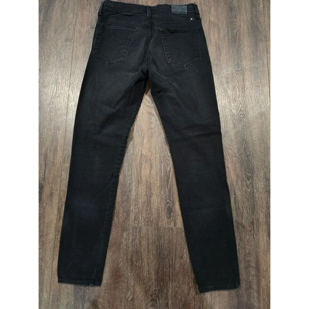 Lucky Brand Brooke Legging Jeans Womens 6/28 Black Skinny Mid Rise Denim Pants